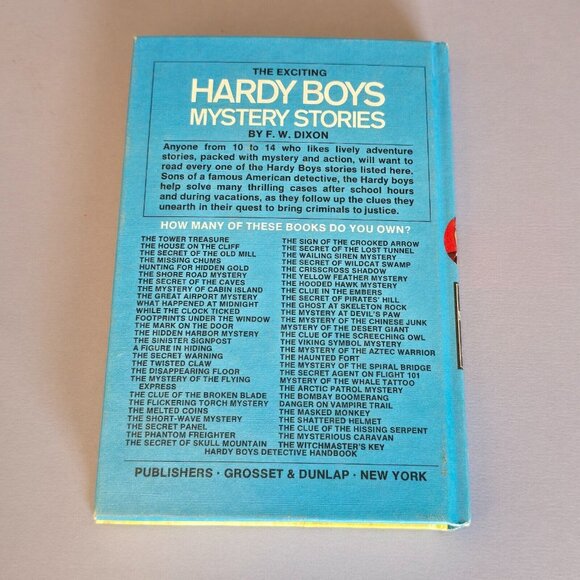 The Hardy Boys The Mysterious Caravan Franklin W Dixon 1975 Hardcover Book - Picture 6 of 15